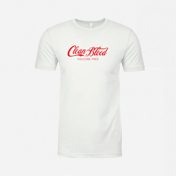 CLEAN BLOOD VACCINE FREE tee