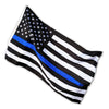 Blue Line American Flag-Sewn and Embroidered(Multiple Sizes)