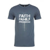 FAITH FAMILY FREEDOM tee