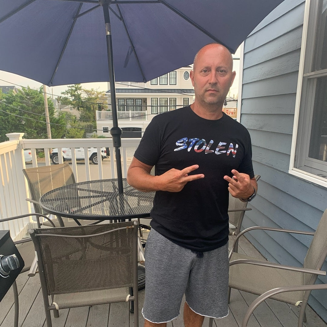 STOLEN BLACKED OUT tee