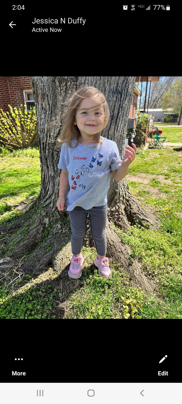 DREAM GROW FLY toddler tee