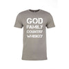 GOD FAMILY COUNTRY WHISKEY tee