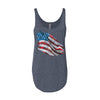 TATTERED FLAG ladies tank